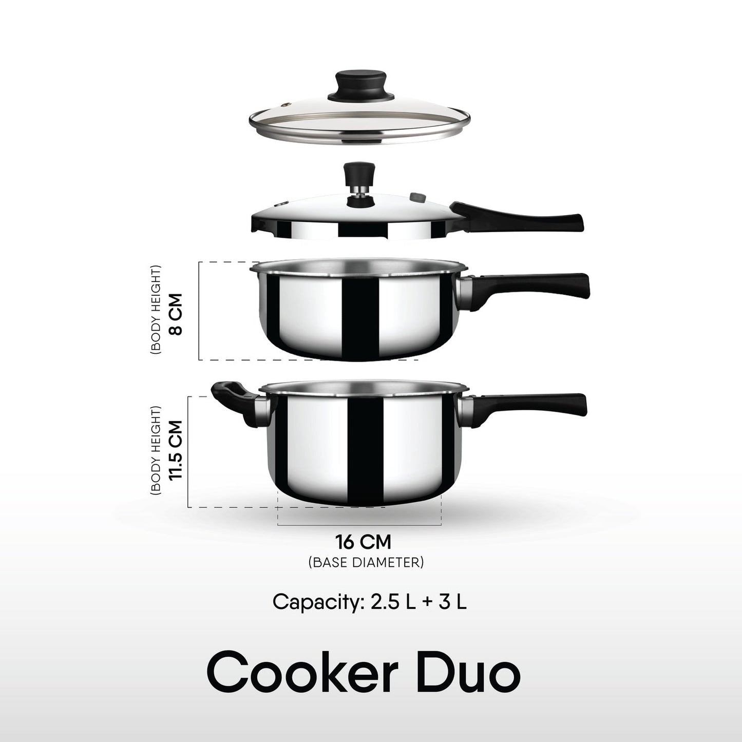 Xpress Cooker Duo (2.5L & 3L TALL)