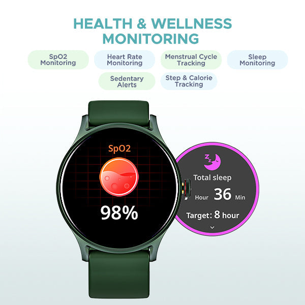 boAt Lunar Vista | Smartwatch with 1.52" (3.86cm) Vivid Round Display, BT Calling, 100+ Sports Modes, AI Voice Assistant