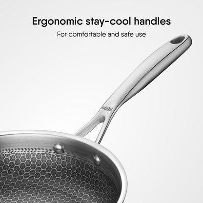 Engrave - Frypan - Triply Artisan Hybrid Series