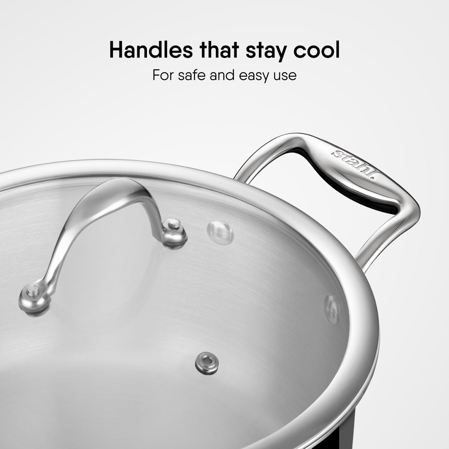 Engrave - Steel Sauce Pot / Casserole - Triply Artisan Series