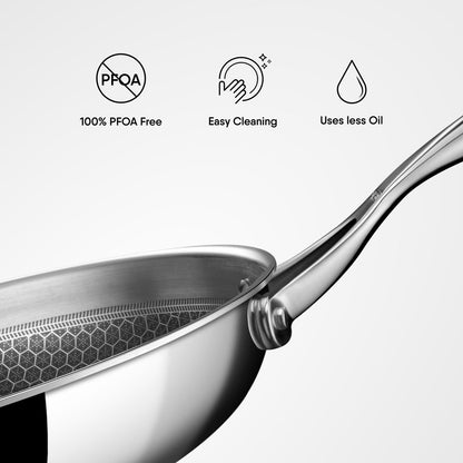 Engrave - Frypan - Triply Artisan Hybrid Series