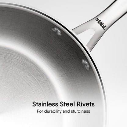 Engrave - Steel Frypan - Triply Artisan Series
