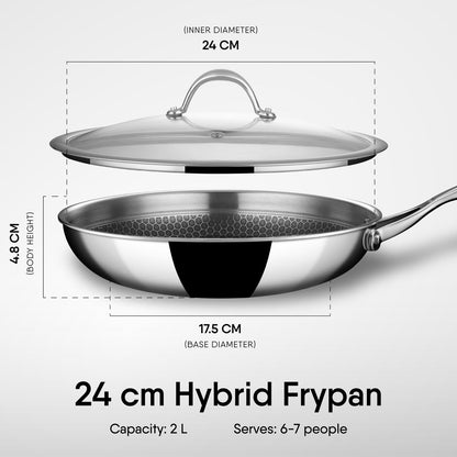 Engrave - Frypan - Triply Artisan Hybrid Series