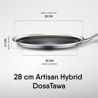 Engrave - Dosa Tawa - Triply Artisan Hybrid Series