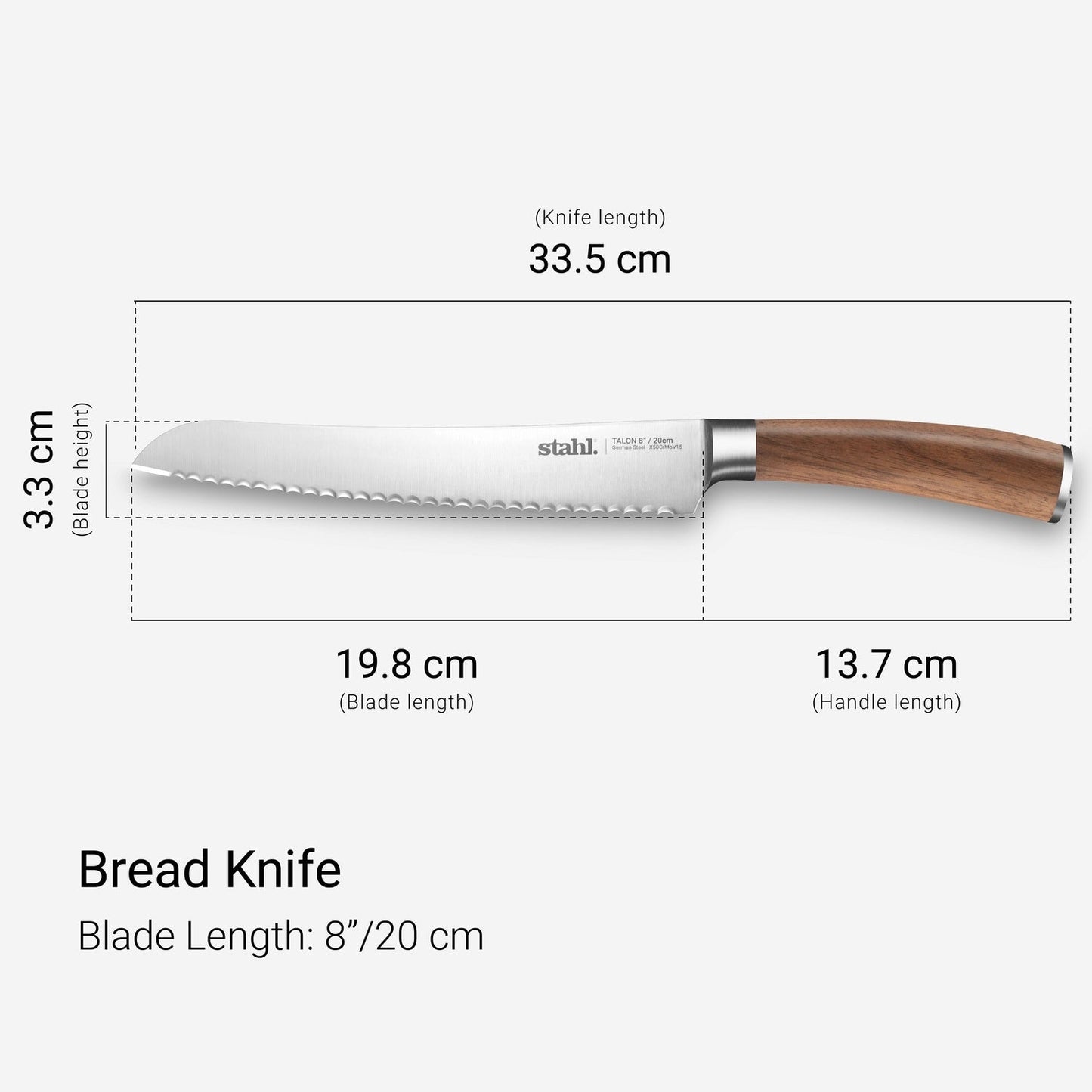 Engrave - Bread Knife - Talon Series