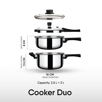 Engrave - Xpress Cooker Duo  (2.5L & 3L TALL)