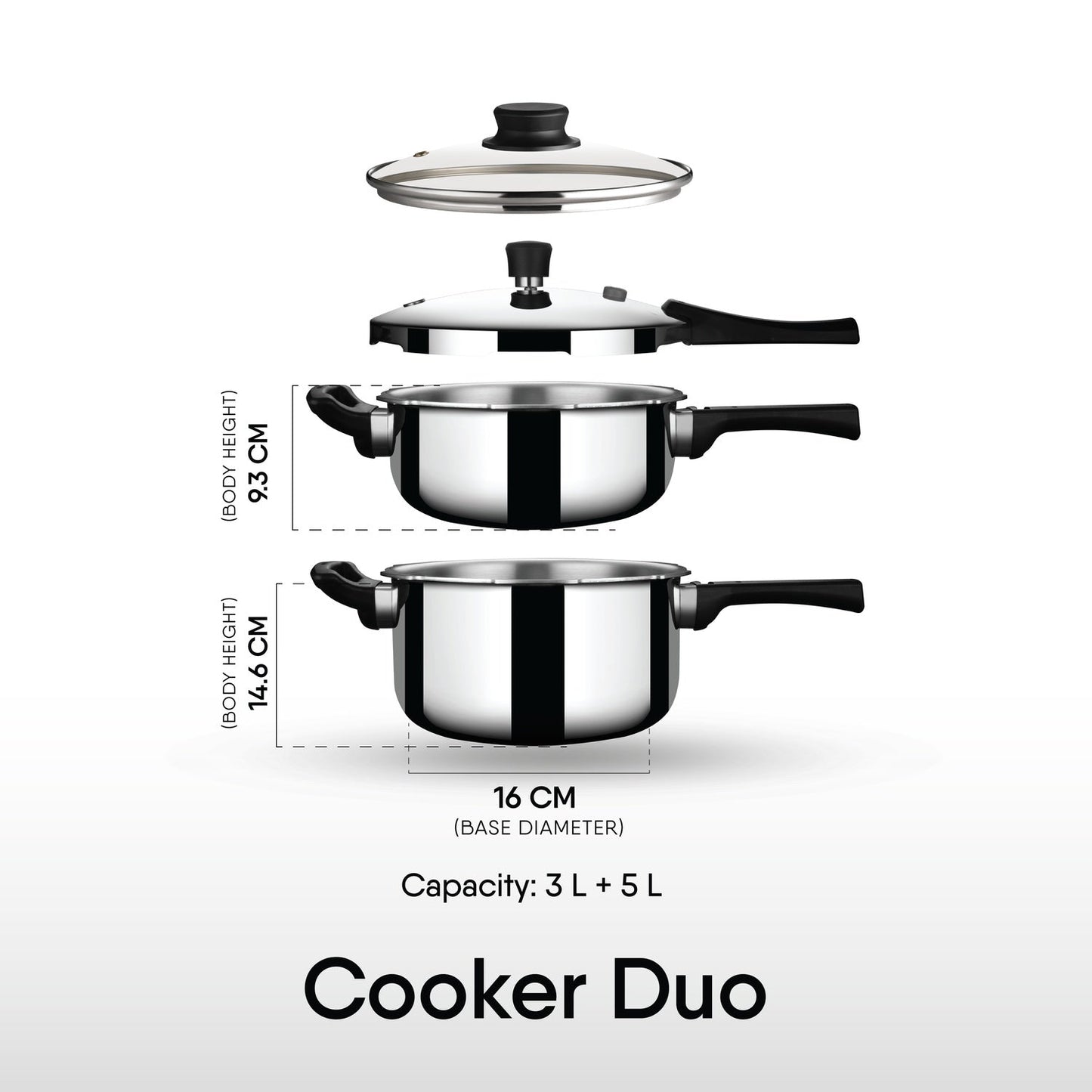Engrave - Cooker Duo (3L & 5L)