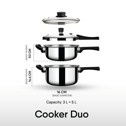 Engrave - Cooker Duo (3L & 5L)