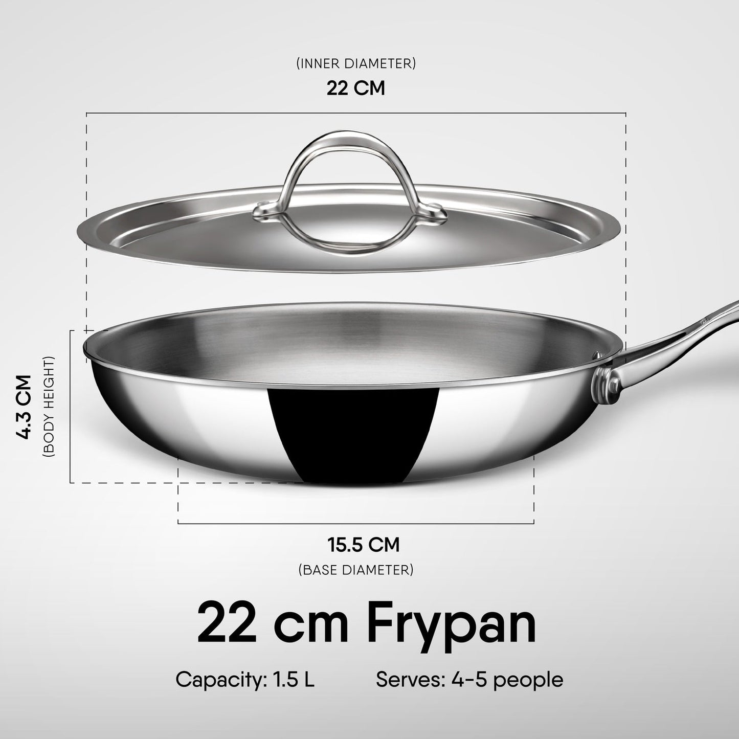 Engrave - Steel Frypan - Triply Artisan Series