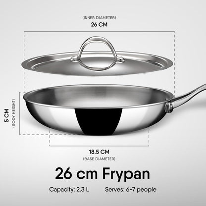 Engrave - Steel Frypan - Triply Artisan Series