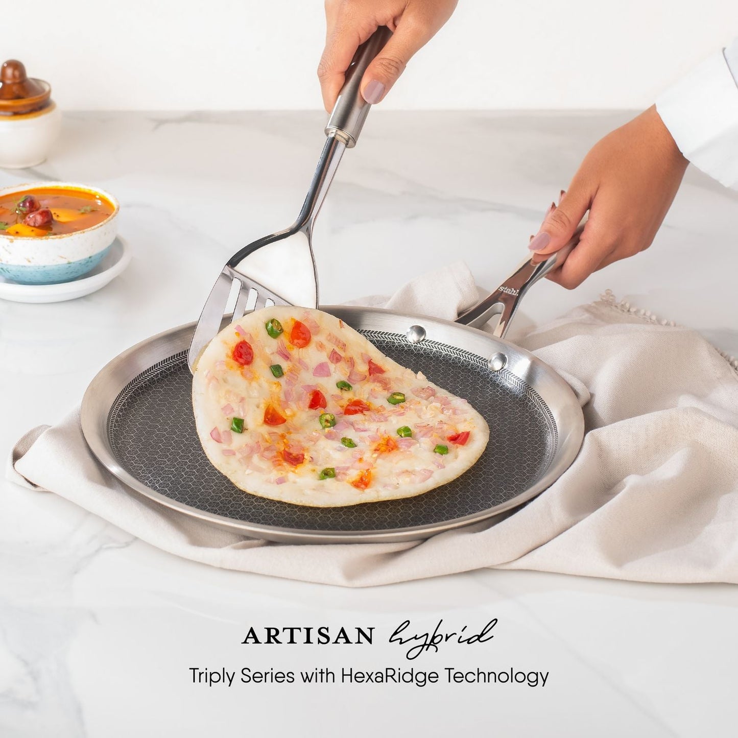 Engrave - Dosa Tawa - Triply Artisan Hybrid Series