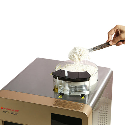 Roti Magic, Fully Automatic Electric Roti Maker Machine for Homemade Hot Fresh Rotis, Dough Kneading, Rolling and Baking, Easy to Use, 12+ rotis in 15 mins, 2-Yr Warranty