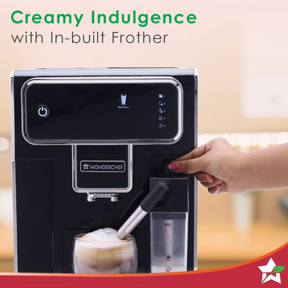 Regenta Fully Automatic Coffee Machine | For brewing Americano, Cappuccino, Latte, Macchiato, Flat White, Espresso | Bean-To-Cup Coffee at 19 bar pressure | 2 Year Warranty