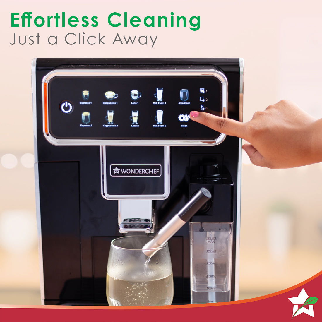 Regenta Fully Automatic Coffee Machine | For brewing Americano, Cappuccino, Latte, Macchiato, Flat White, Espresso | Bean-To-Cup Coffee at 19 bar pressure | 2 Year Warranty