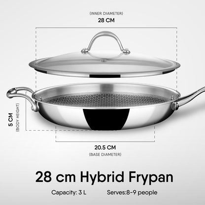 Engrave - Frypan - Triply Artisan Hybrid Series