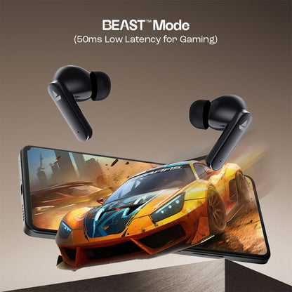 boAt Airdopes 301 | Wireless Earbuds with 75 Hours Playback, ENx™ Technology, 10mm Drivers, BEAST™ Mode, IWP™ Technology