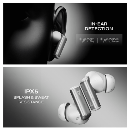 boAt Airdopes Prime 701 ANC | Wireless Earbuds with 50 Hours Playback, 46dB Hybrid ANC, Spatial Audio, Multipoint & BEAST™ Mode