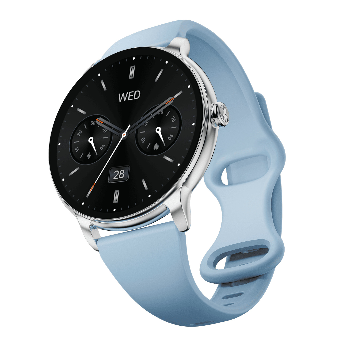 boAt Chrome Iris | Smartwatch with 1.32" AMOLED Display, 1000 nits brightness & Wellness Tracking