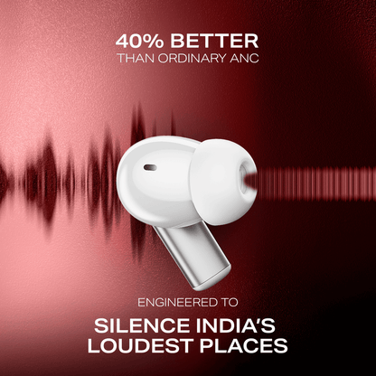 boAt Airdopes Prime 701 ANC | Wireless Earbuds with 50 Hours Playback, 46dB Hybrid ANC, Spatial Audio, Multipoint & BEAST™ Mode