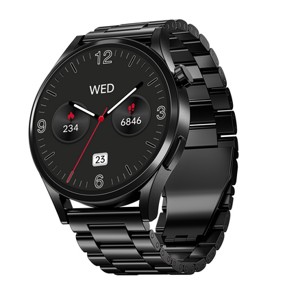 boAt Chrome Horizon | Smartwatch with 1.51" AMOLED Display, Premium Metal Built, VO2 Max, Video Watch Face, Functional Crown