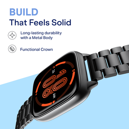 boAt Storm Verge | Smartwatch with 1.72" Ultra HD Display, Premium Metal Build & Advanced Bluetooth Calling