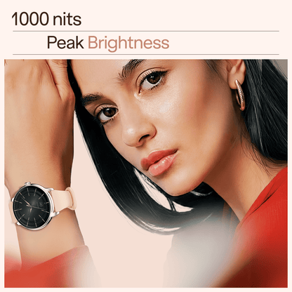 boAt Chrome Iris | Smartwatch with 1.32" AMOLED Display, 1000 nits brightness & Wellness Tracking