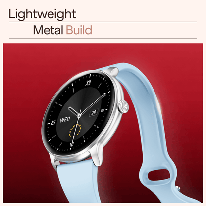 boAt Chrome Iris | Smartwatch with 1.32" AMOLED Display, 1000 nits brightness & Wellness Tracking