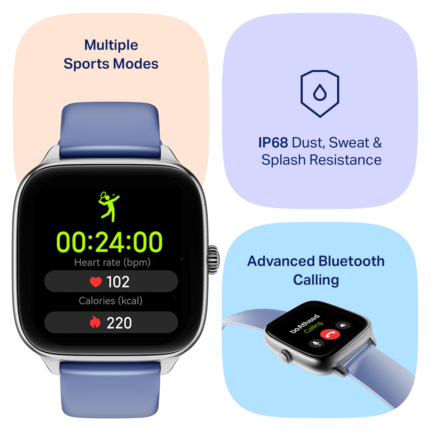 boAt Storm Verge | Smartwatch with 1.72" Ultra HD Display, Premium Metal Build & Advanced Bluetooth Calling