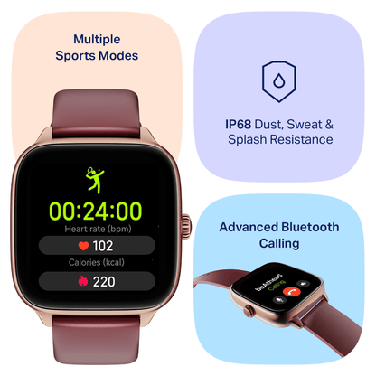 boAt Storm Verge | Smartwatch with 1.72" Ultra HD Display, Premium Metal Build & Advanced Bluetooth Calling