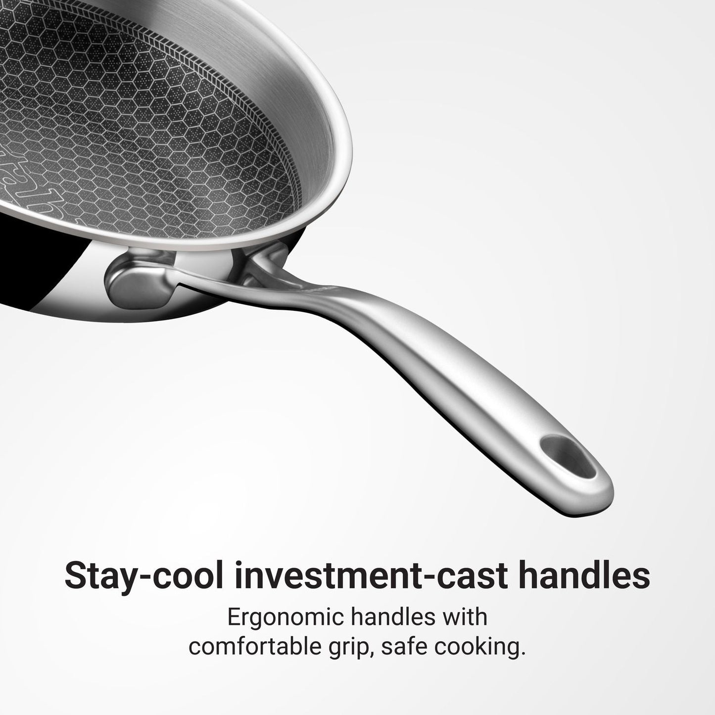 Engrave- Artisan Hybrid Frypan with Rivetless handle