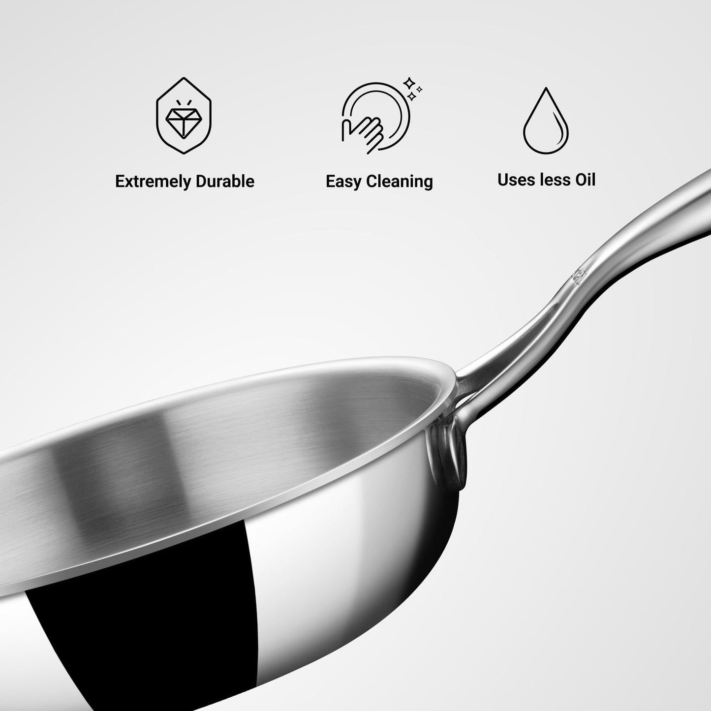 Engrave - Artisan Frypan with Rivetless Handle