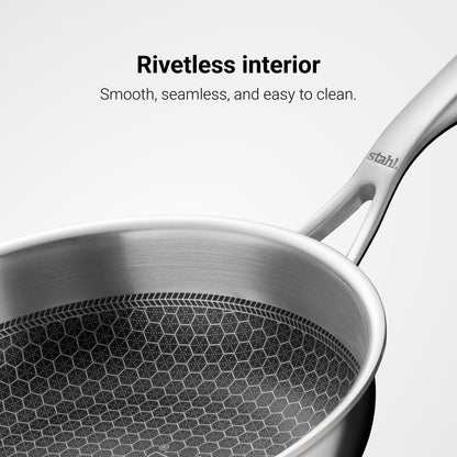 Engrave- Artisan Hybrid Frypan with Rivetless handle