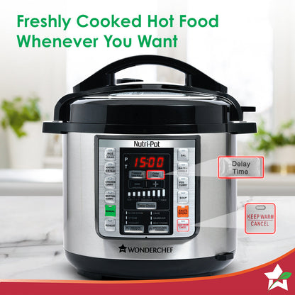 Nutri-Pot 3L Electric Pressure Cooker with 7-in-1 Functions