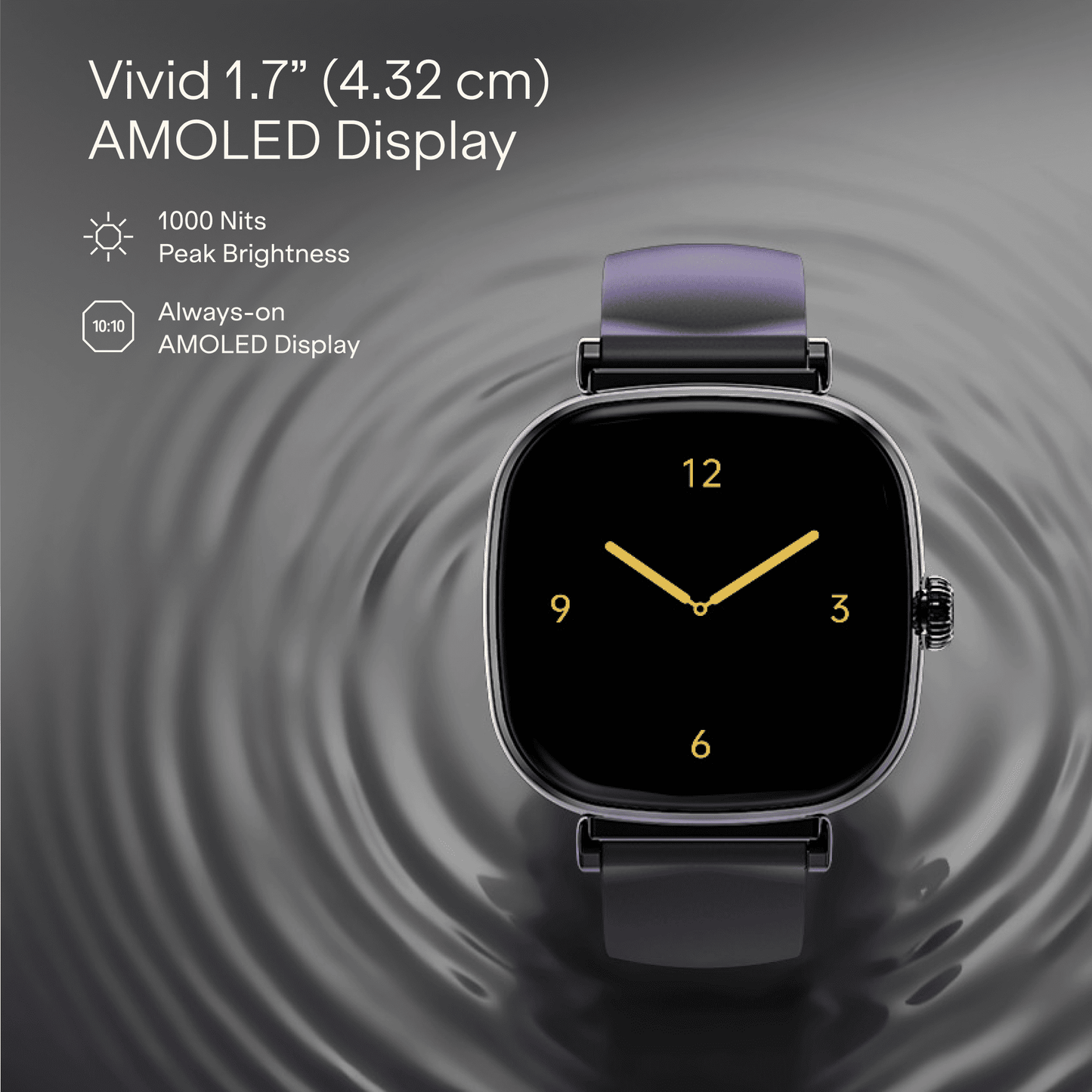 boAt Chrome Ivory | Smartwatch with 1.70" AMOLED Display, 1000 nits brightness & Female Wellness Tracking (Co-Designed with GIVA)
