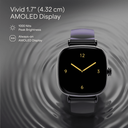 boAt Chrome Ivory | Smartwatch with 1.70" AMOLED Display, 1000 nits brightness & Female Wellness Tracking (Co-Designed with GIVA)