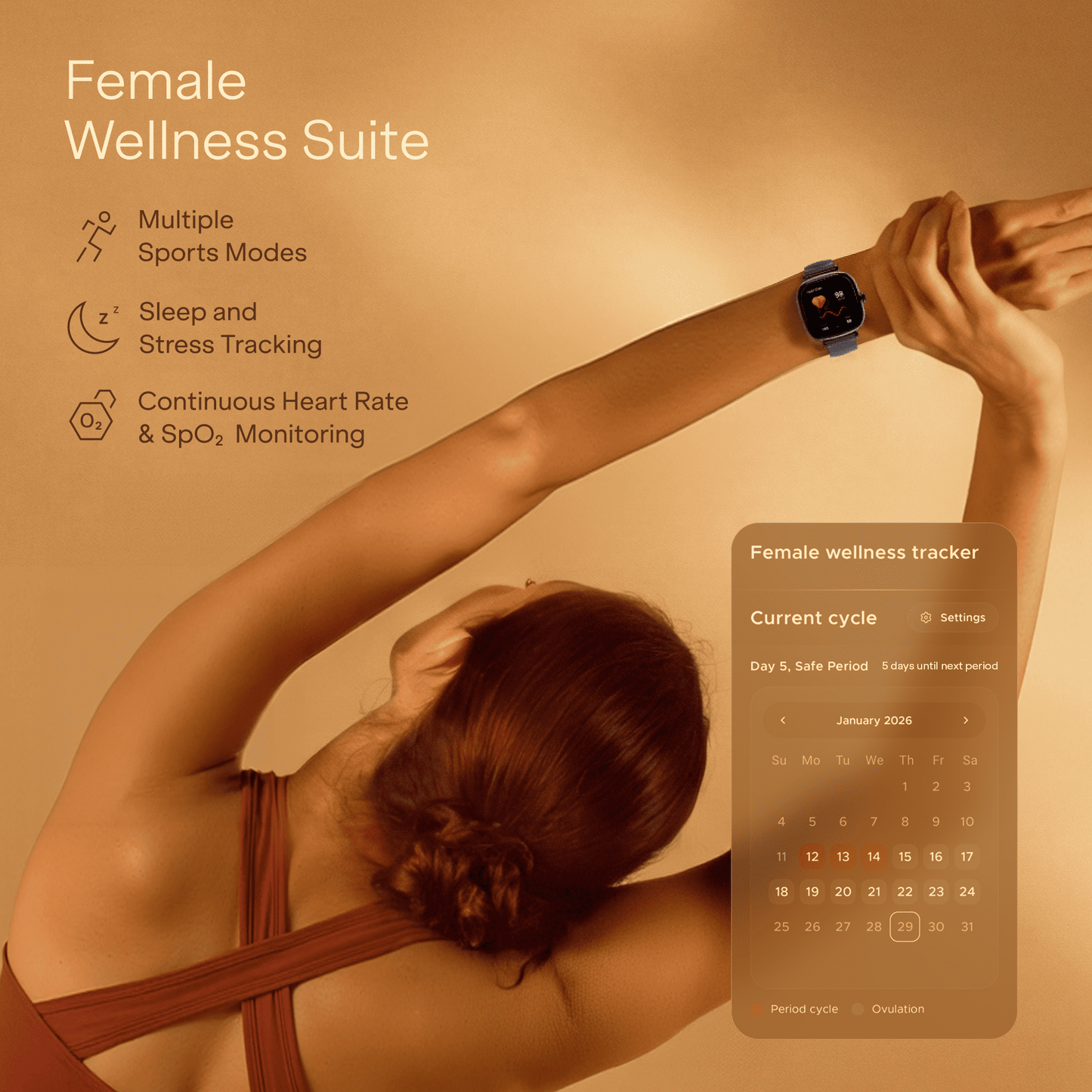 boAt Chrome Ivory | Smartwatch with 1.70" AMOLED Display, 1000 nits brightness & Female Wellness Tracking (Co-Designed with GIVA)