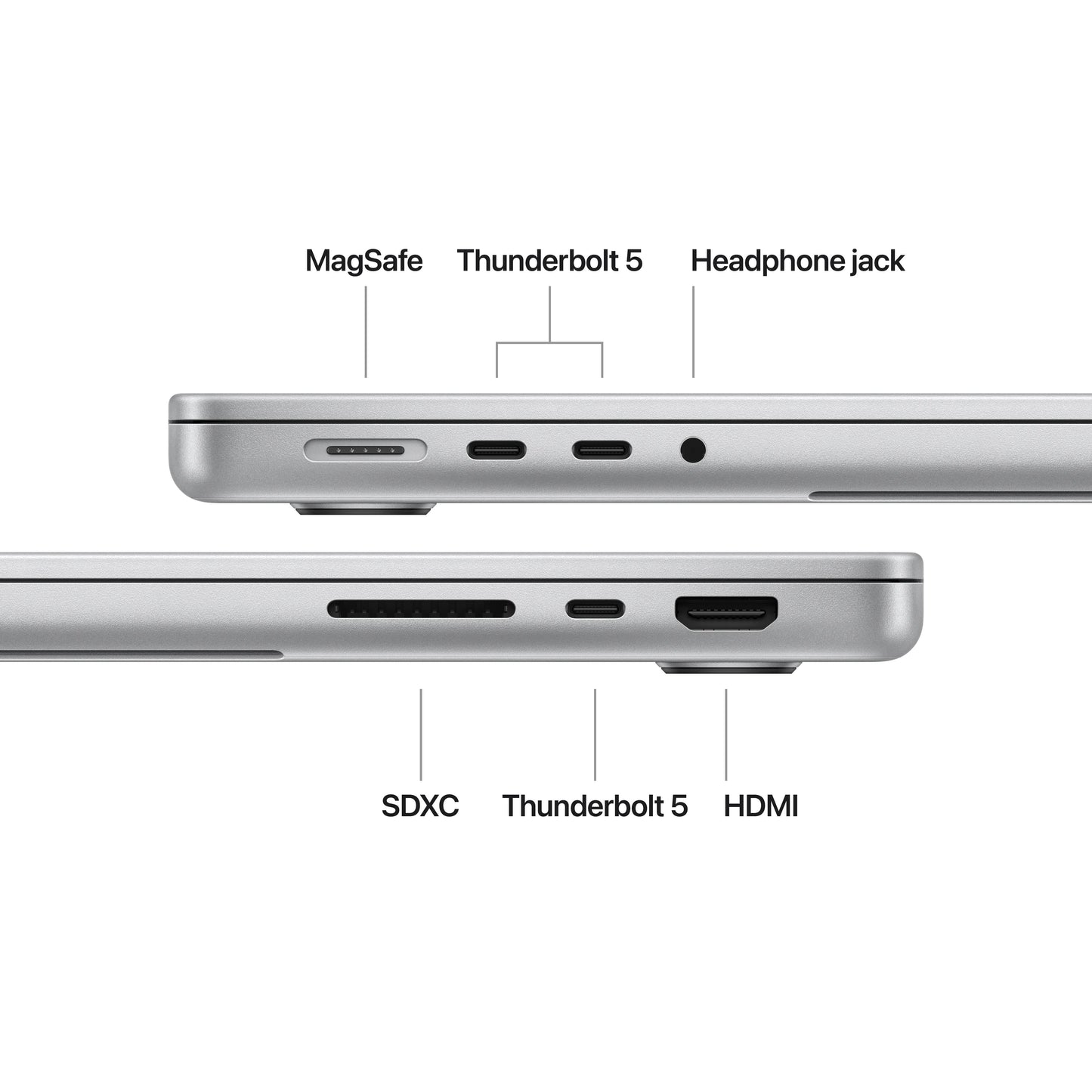 14-inch MacBook Pro: Apple M4 Max chip with 14‑core CPU and 32‑core GPU, 1TB SSD - Silver