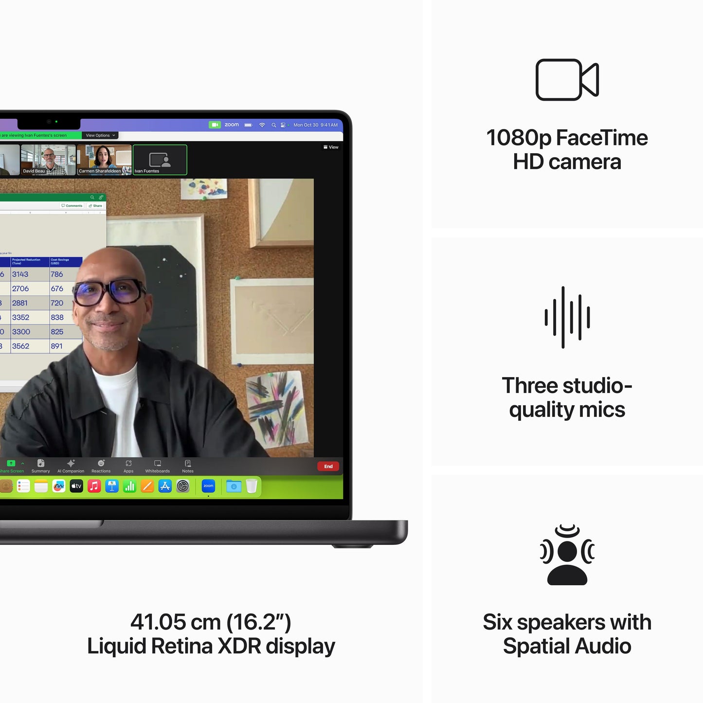 16-inch MacBook Pro: Apple M3 Max chip with 14‑core CPU and 30‑core GPU, 1TB SSD - Space Black