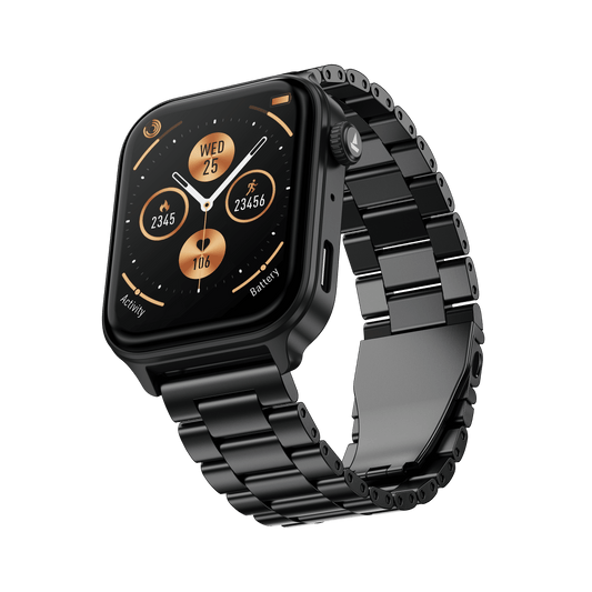 boAt Storm Call 4 | 1.96” HD Smartwatch with Functional Crown & Type-C Charging