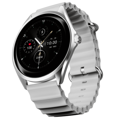boAt Ultima Aeris | 1.43" AMOLED Smartwatch with 1000 Nits Brightness and Metal Design